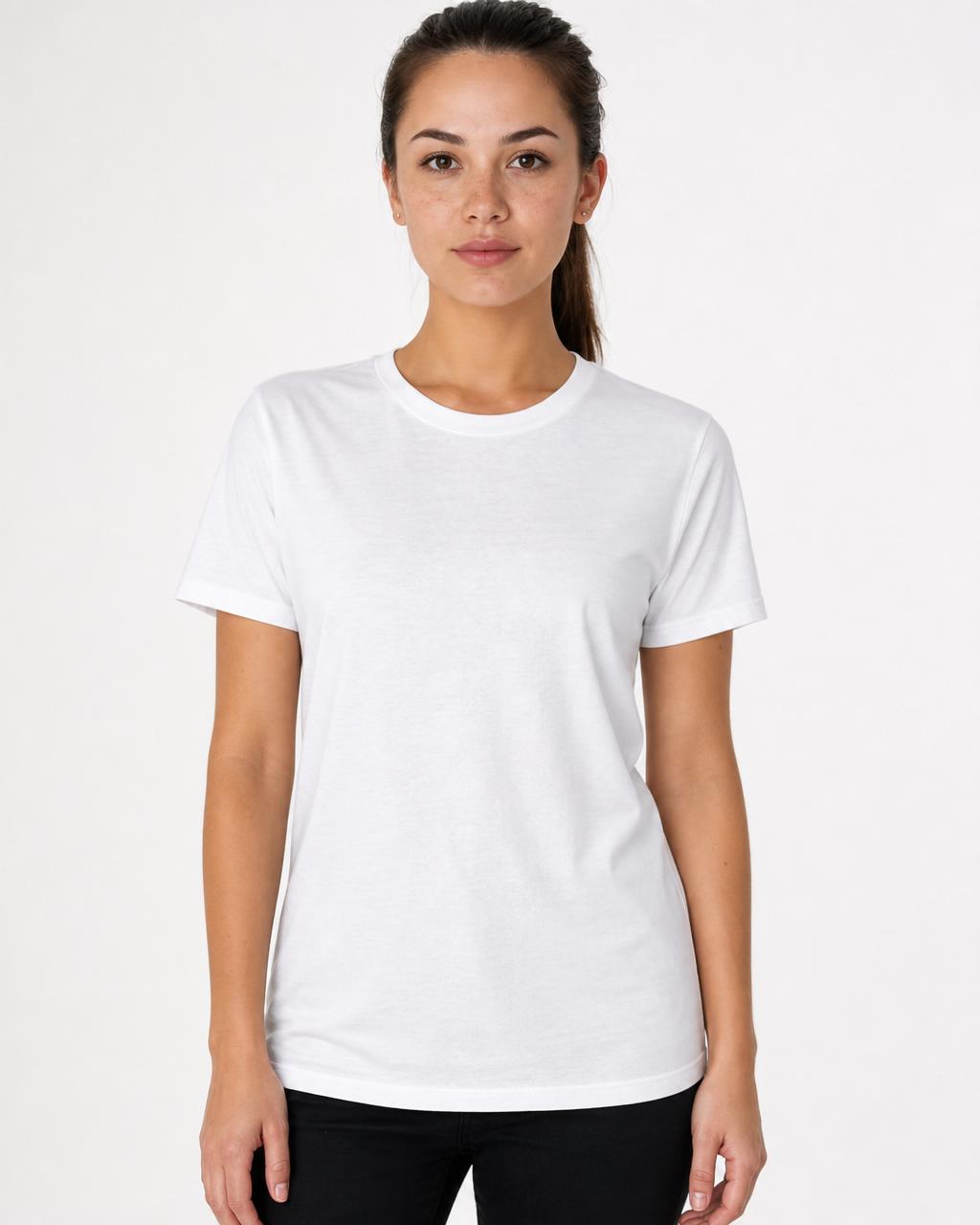 Blank t-shirt mockup — Clean backdrop, soft diffused light